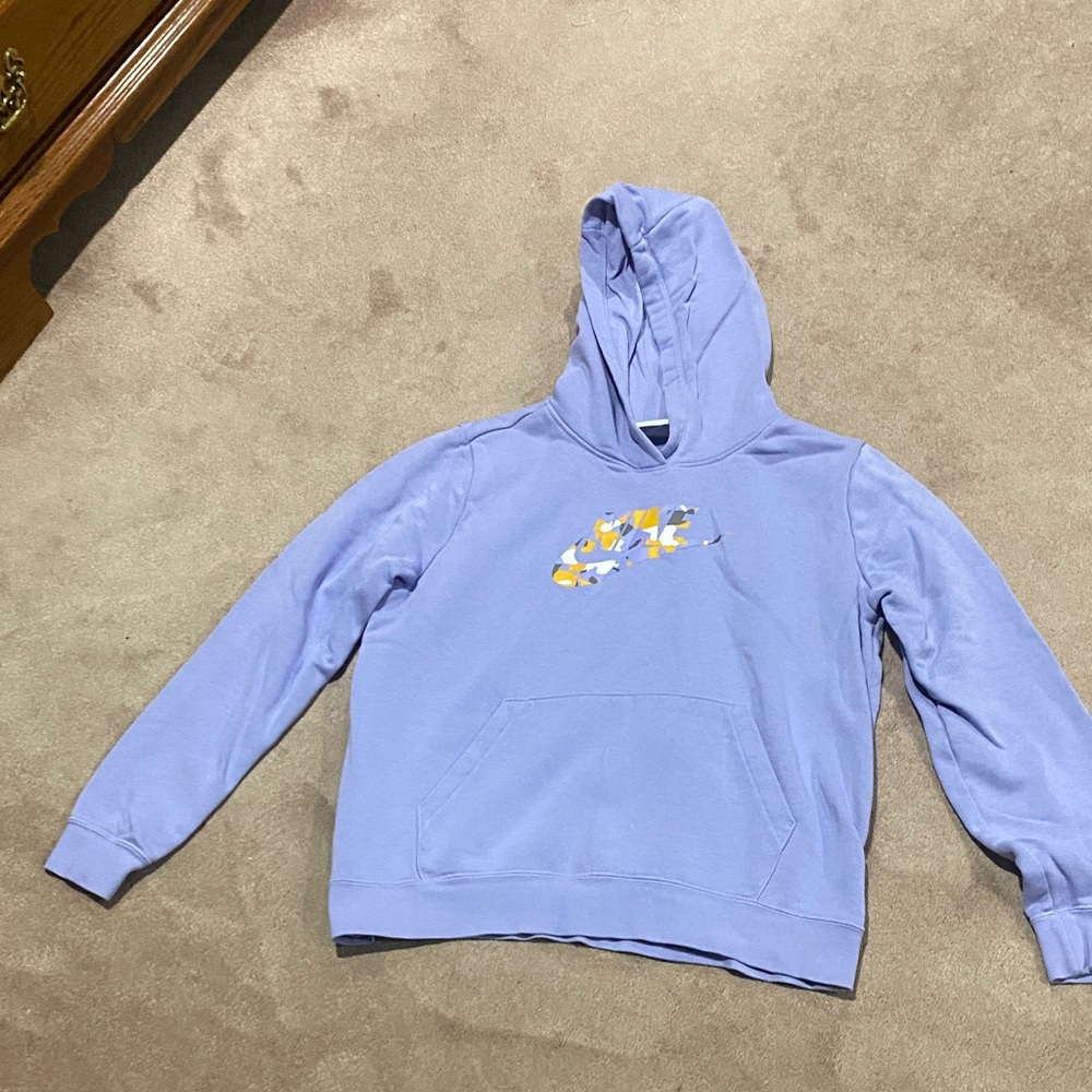 Nike Lavender Hoodie with Graphic Logo